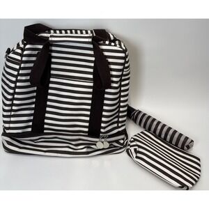 Large Striped Weekender Bag Umbrella Small Bag‎